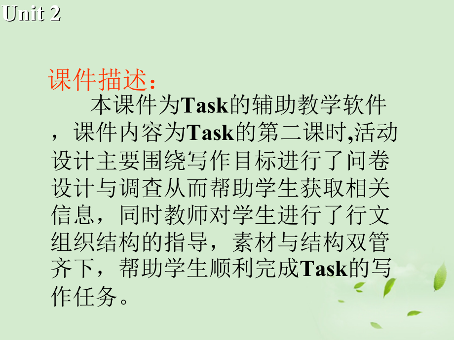 高二英语(Unit2 Task)课件2 课件_第3页