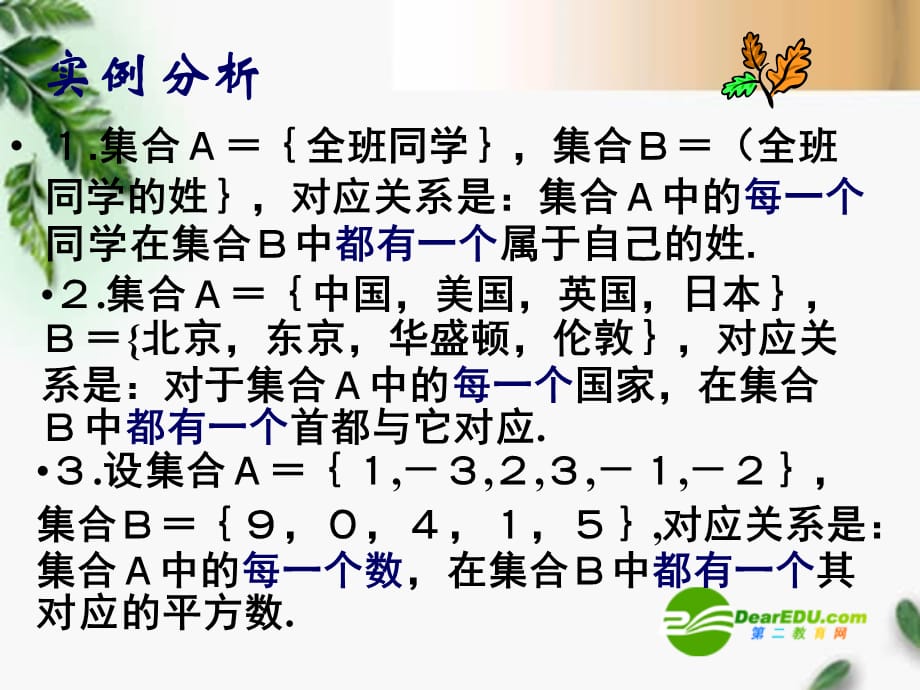 高中数学 223映射精品课件 新人教版必修 课件_第2页