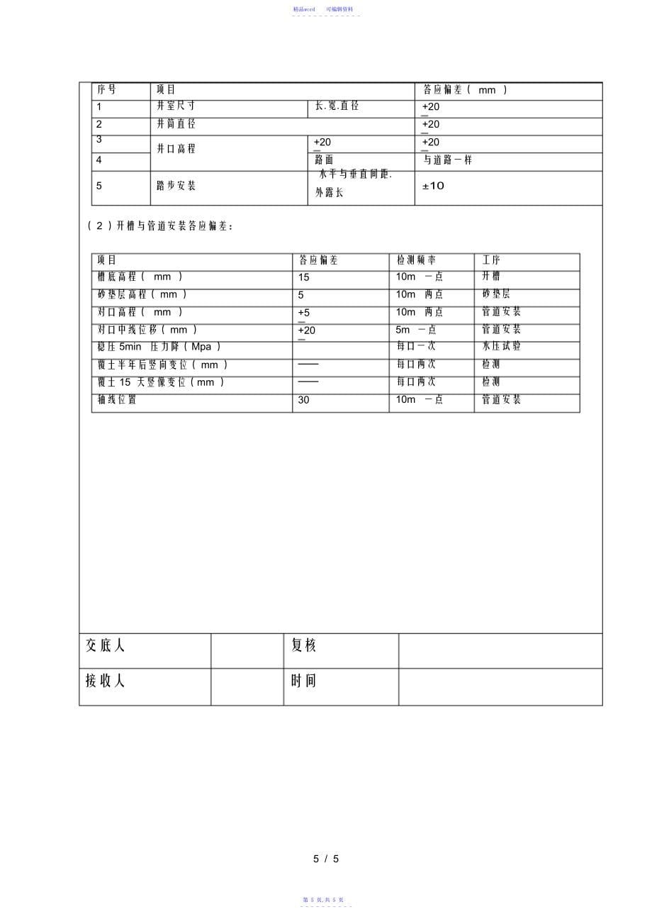 2021年给水管道施工技术技术交底_第5页