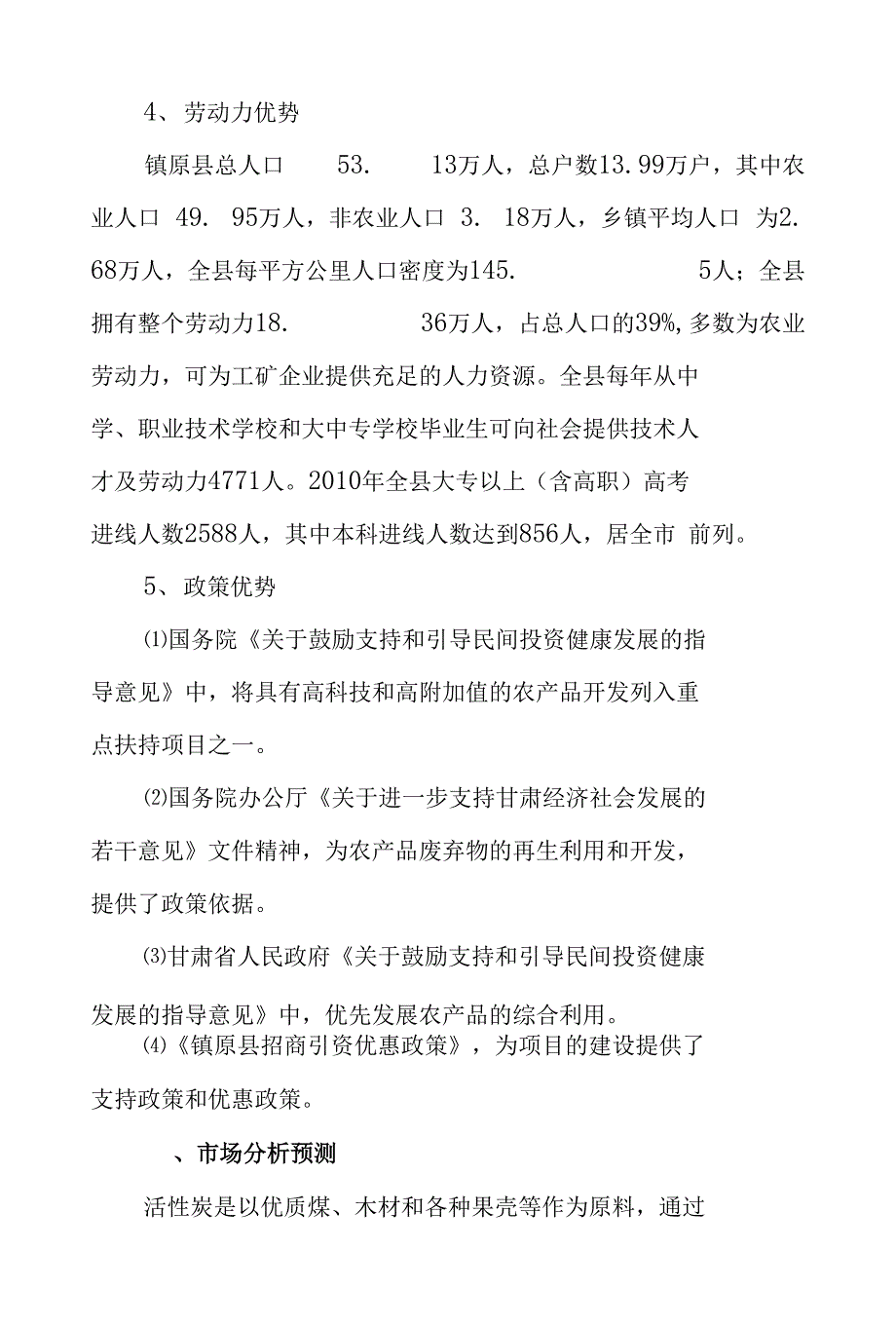 杏核活性炭建设项目资金申请报告_第4页