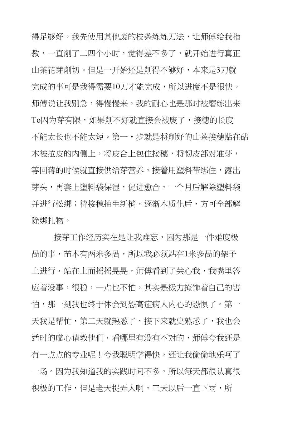 园艺暑期实习报告_第5页