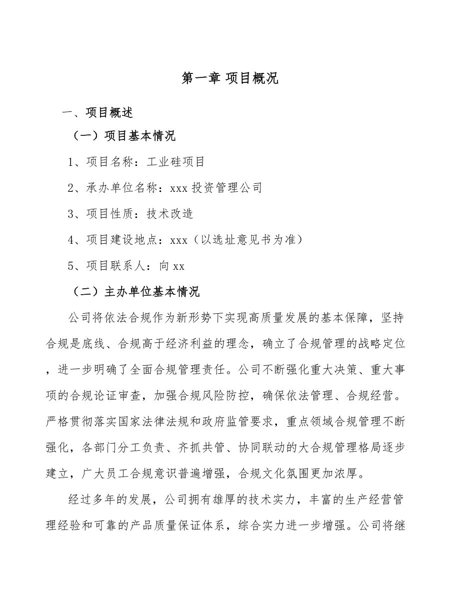 工业硅项目财务盈利能力分析_第3页