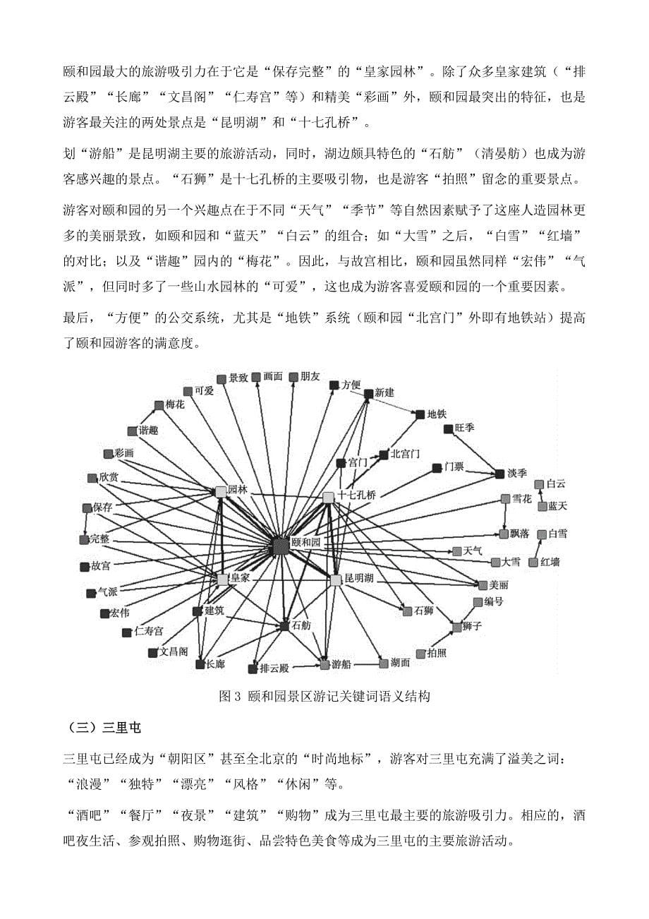 基于语义分析的北京市十大热点景区网络游记大数据分析_第5页
