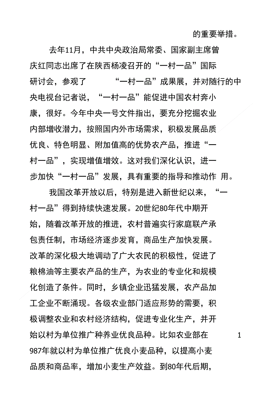 发展一村一品促进强村富民扎实推进社会主义新农村建设_第2页