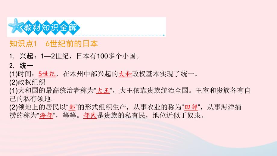 2021秋九年级历史上册第四单元封建时代的亚洲国家第11课古代日本课件2新人教版5430_第2页