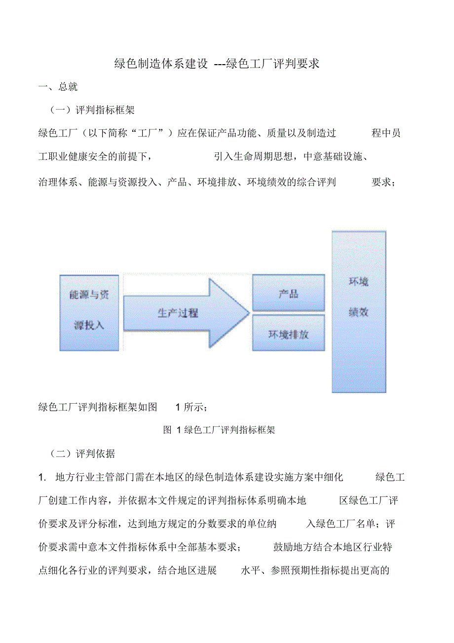 最新绿色制造体系建设---绿色工厂评价要求_第1页