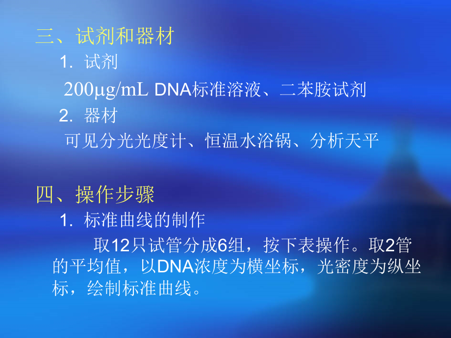 生物化学实验：实验 DNA的定量测定_第3页