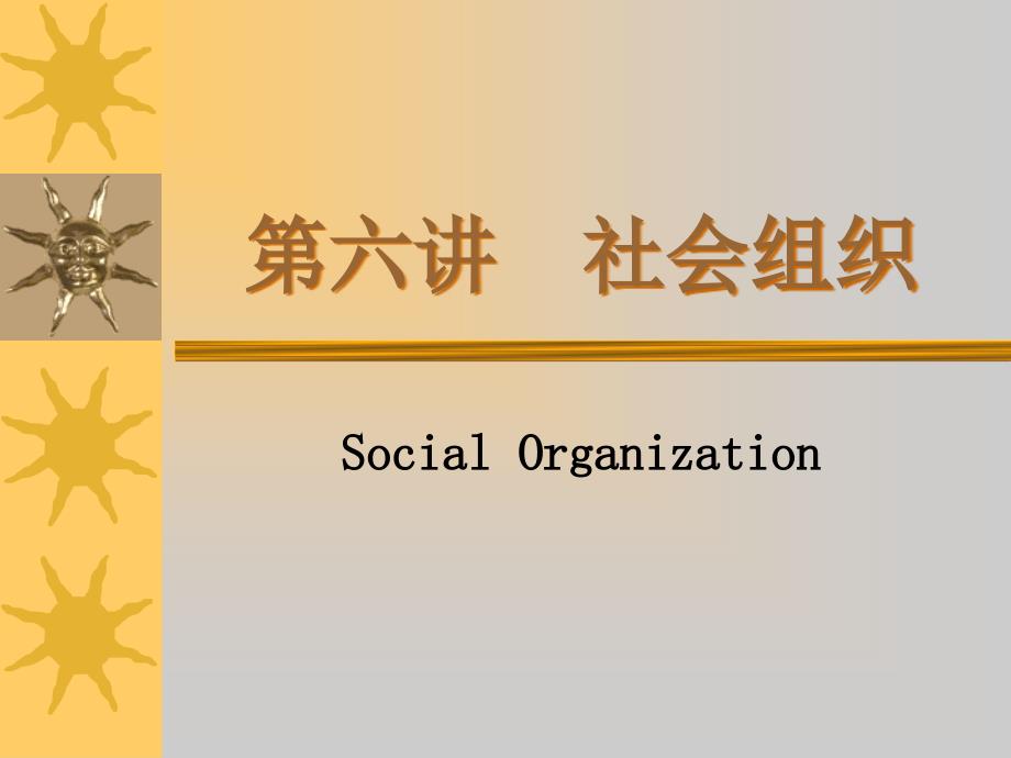 社会学课件 06社会组织_第1页