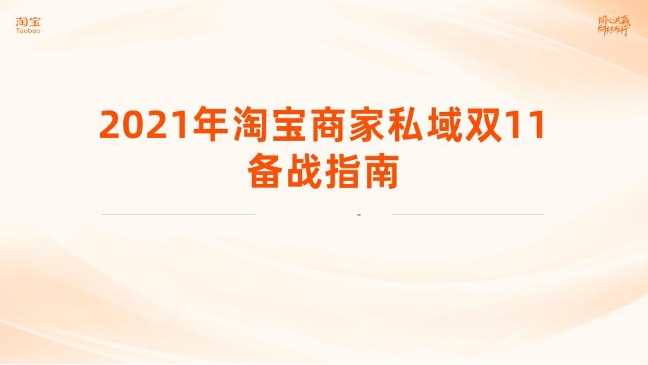 2021年电商商家私域双11备战指南_第1页