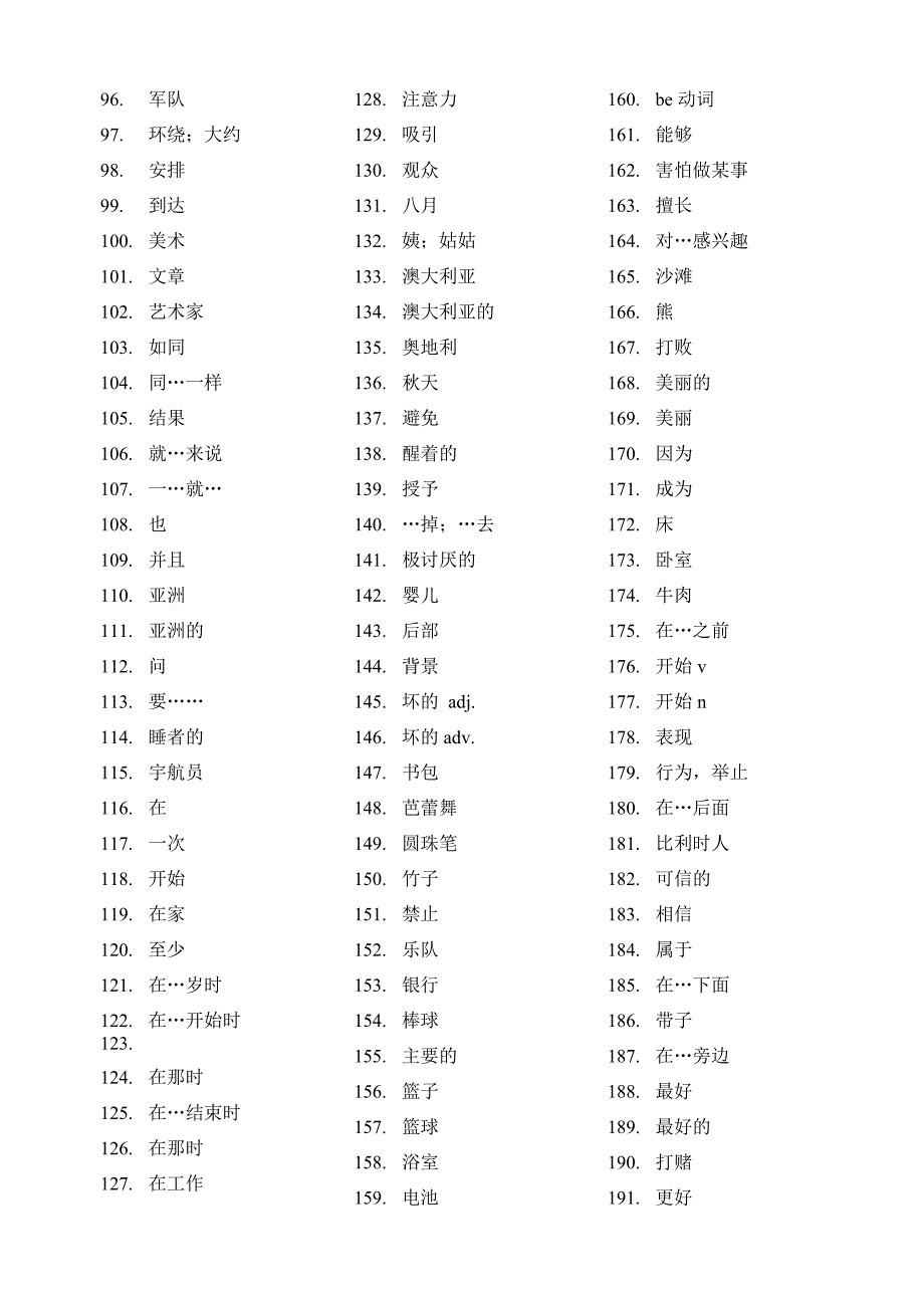 七年级英语单词(个) 试题_第2页