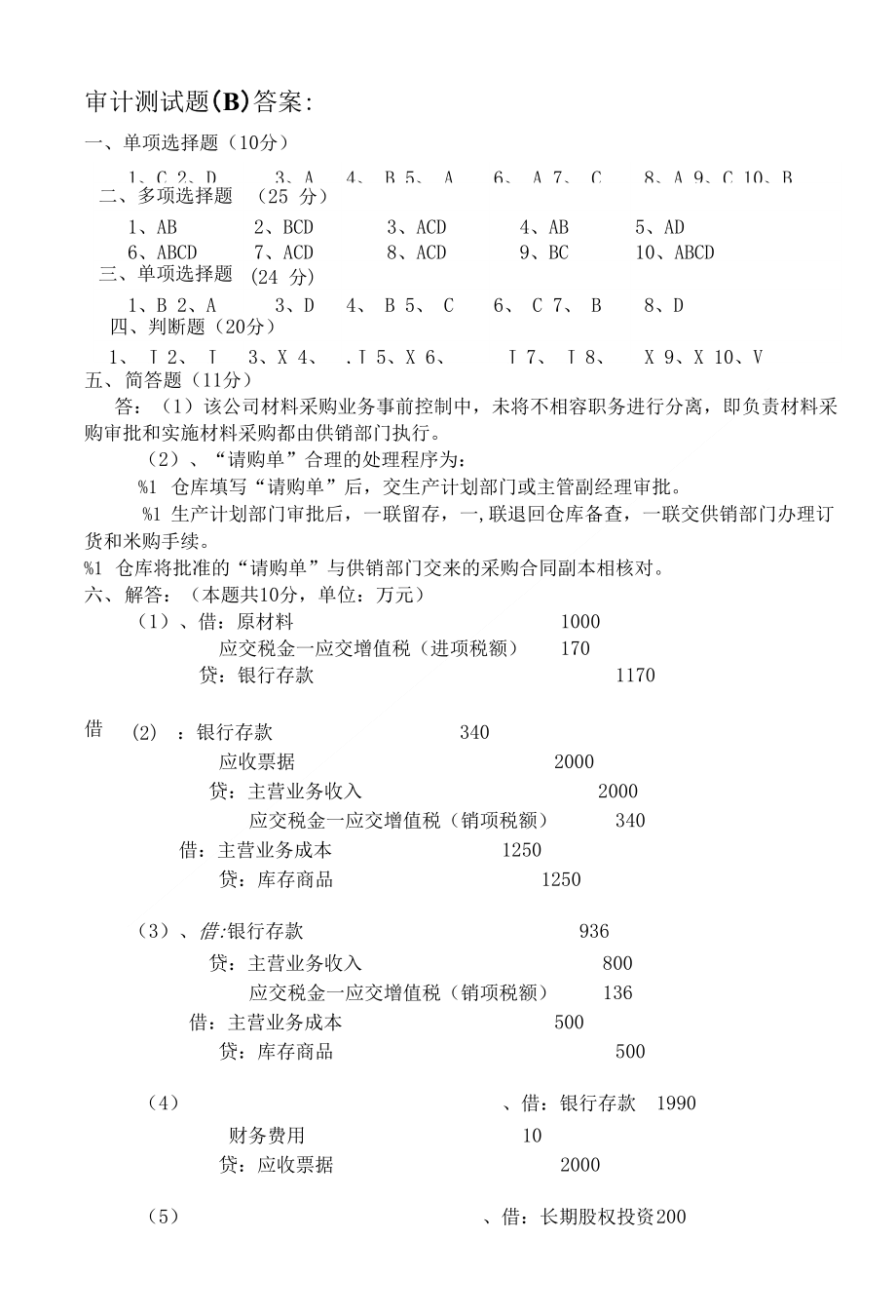 审计试题答案_第1页