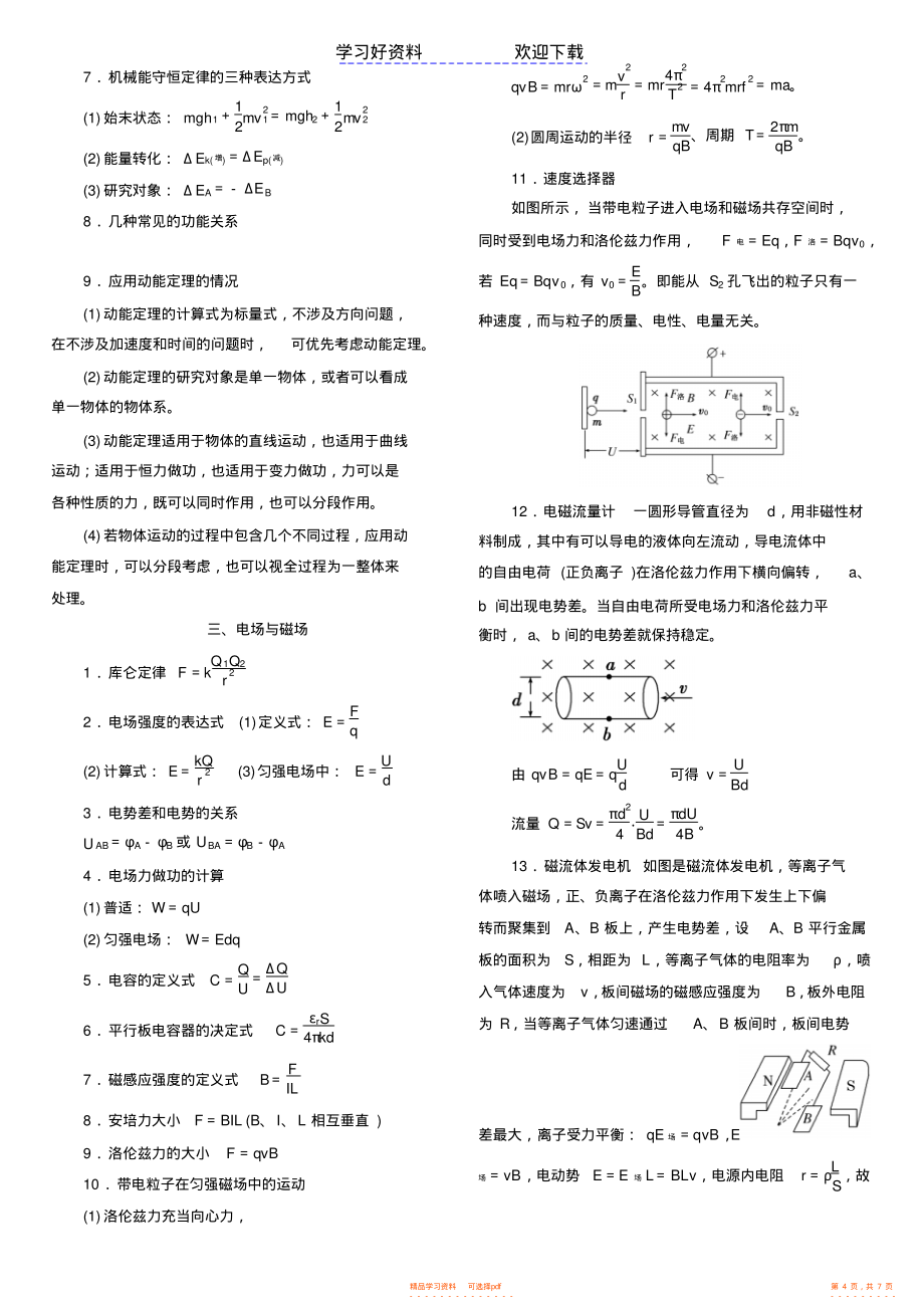 【总结】高中物理知识总结_第4页