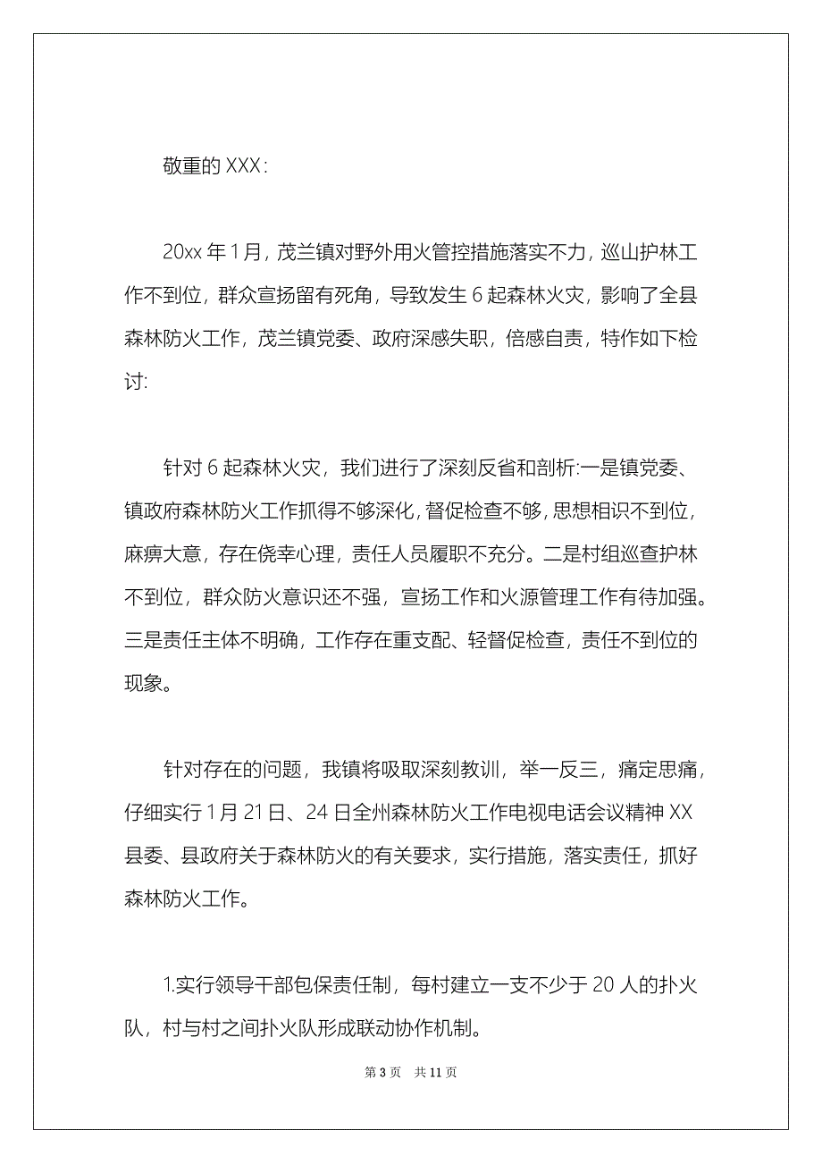 2022年火灾检讨书范文900字_第3页