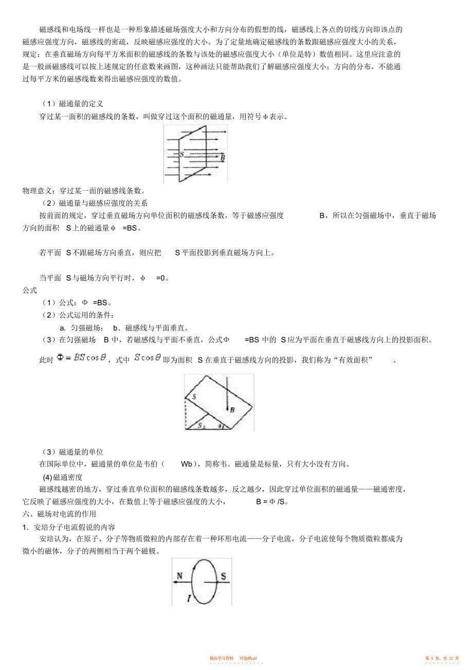 2021年高考物理专题复习——磁场_第5页