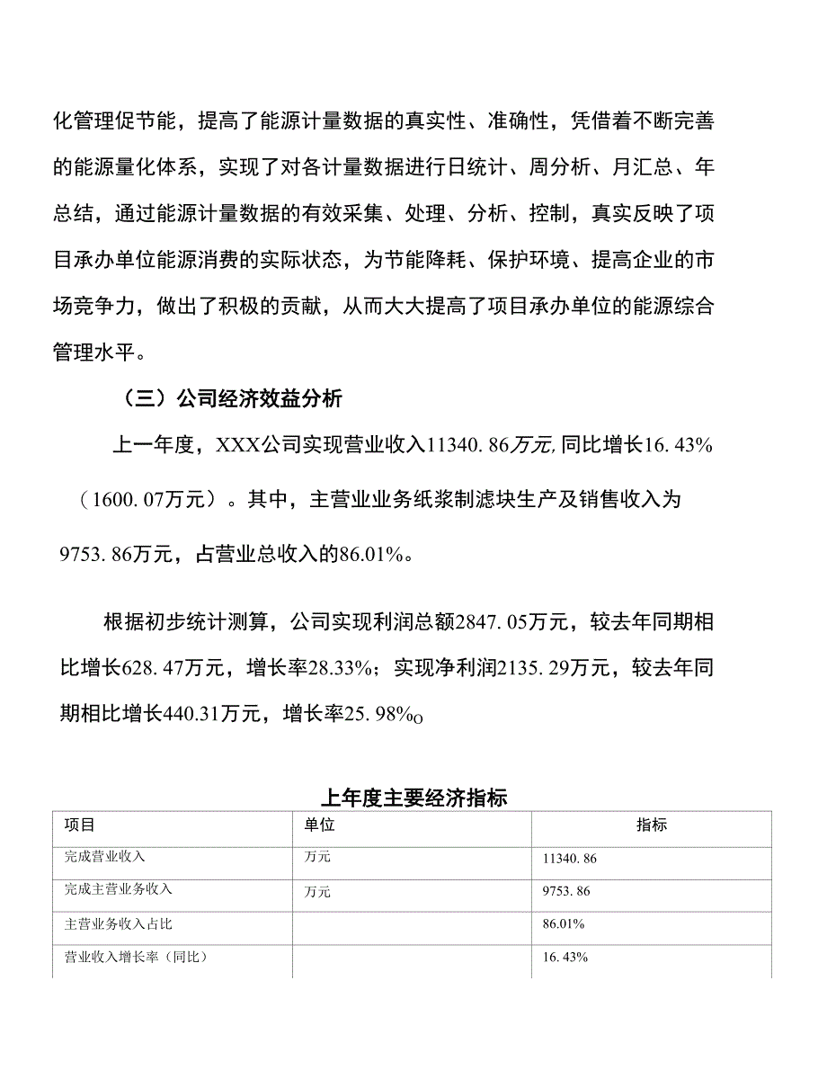 年产xxx纸浆制滤块项目计划书（项目建议书）_第4页