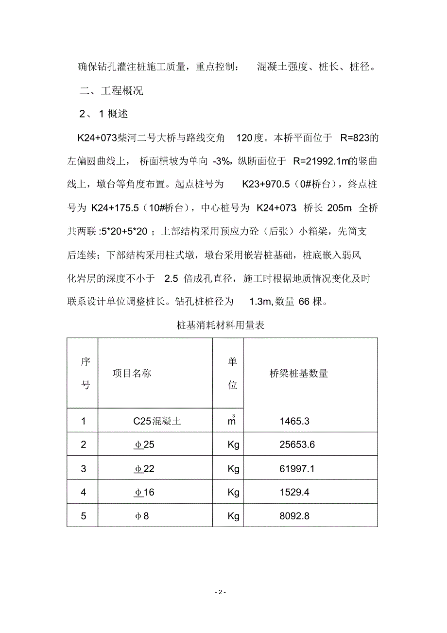 钻孔灌注桩实施性施工组织设计(桥梁工程)_第2页