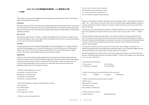 2020-2021年江西省赣州市某校高一（上）期末英语试卷
