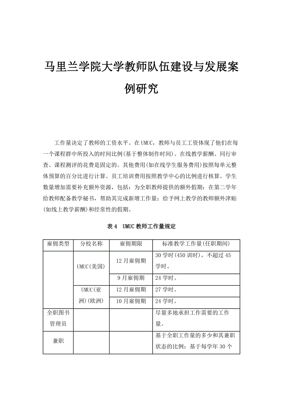 马里兰学院大学教师队伍建设与发展案例研究_第1页