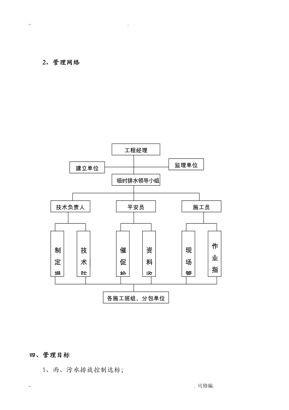 建设项目临时排水建筑施工组织设计及对策_第3页