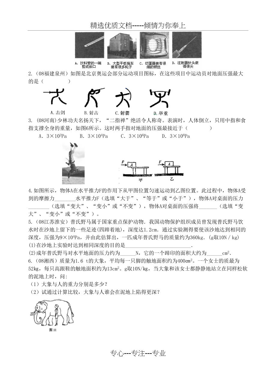 2010年中考物理总复习讲学稿(共9页)_第4页