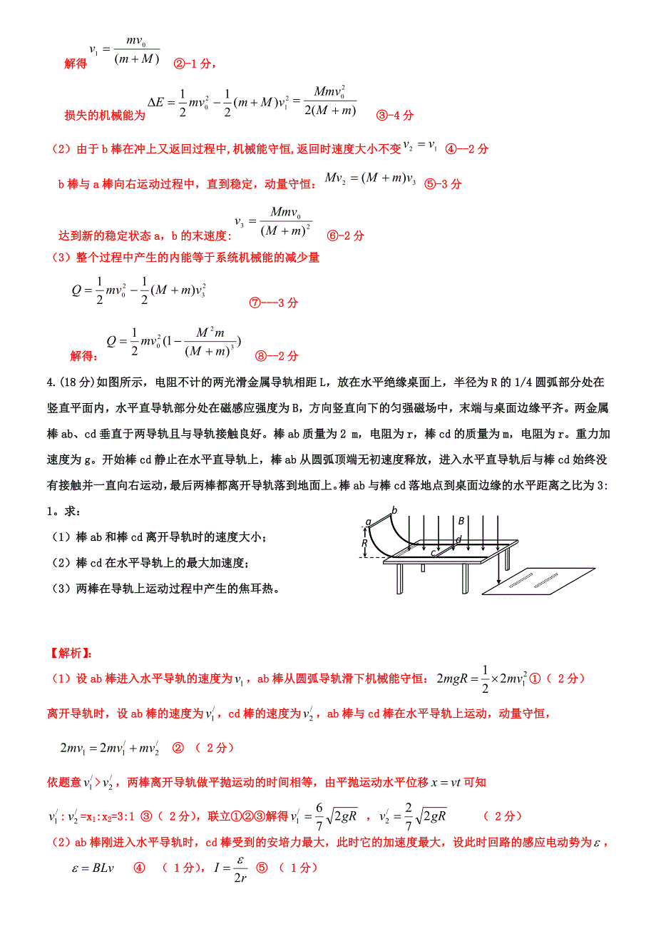 电磁感应中的动量守恒经典题[共7页]_第3页