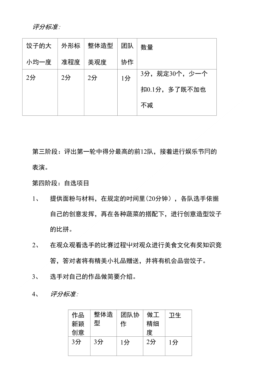 饮食文化节之饺子创意造型大赛策划书_第3页
