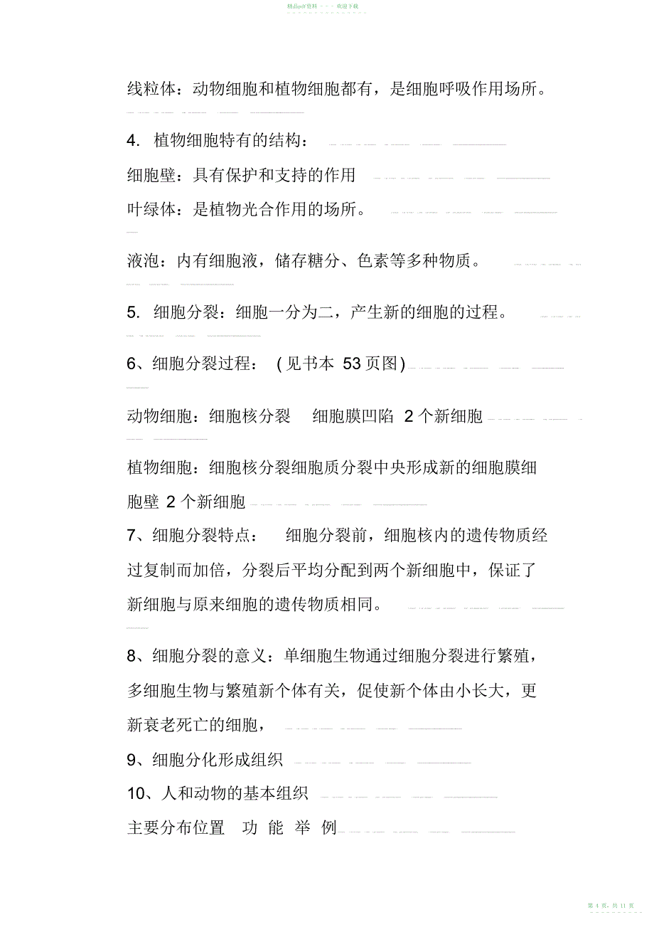 2022年初一年级生物知识点188_第4页