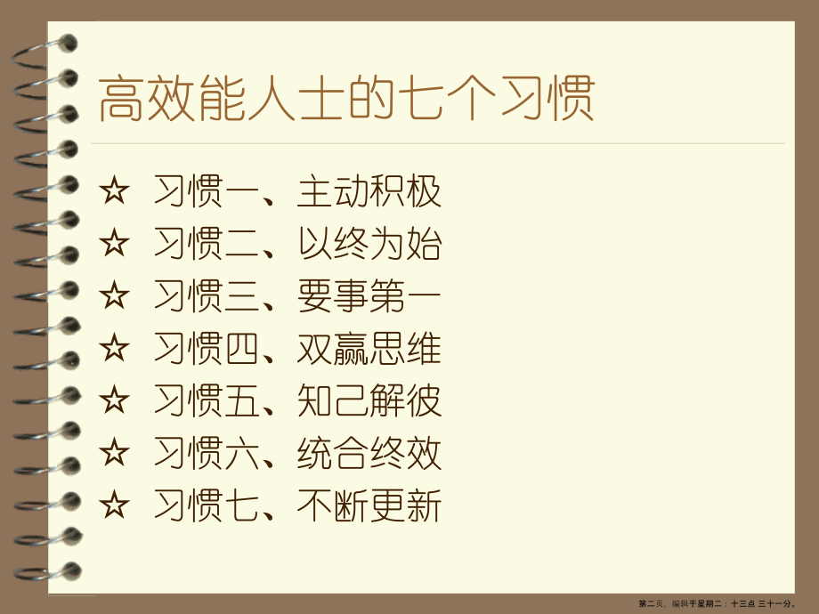 如何成为高效能人士( PowerPoint 315页)_第2页