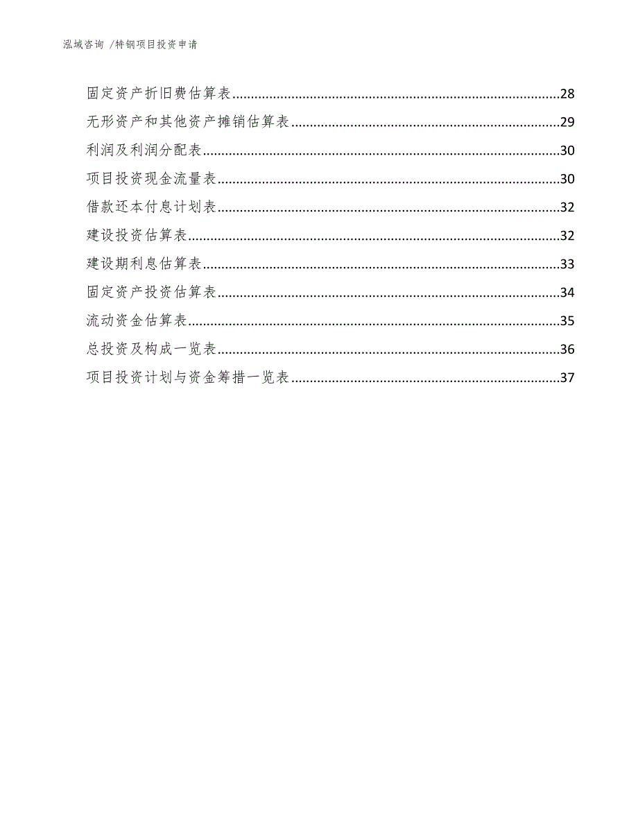 特钢项目投资申请（范文模板）_第3页