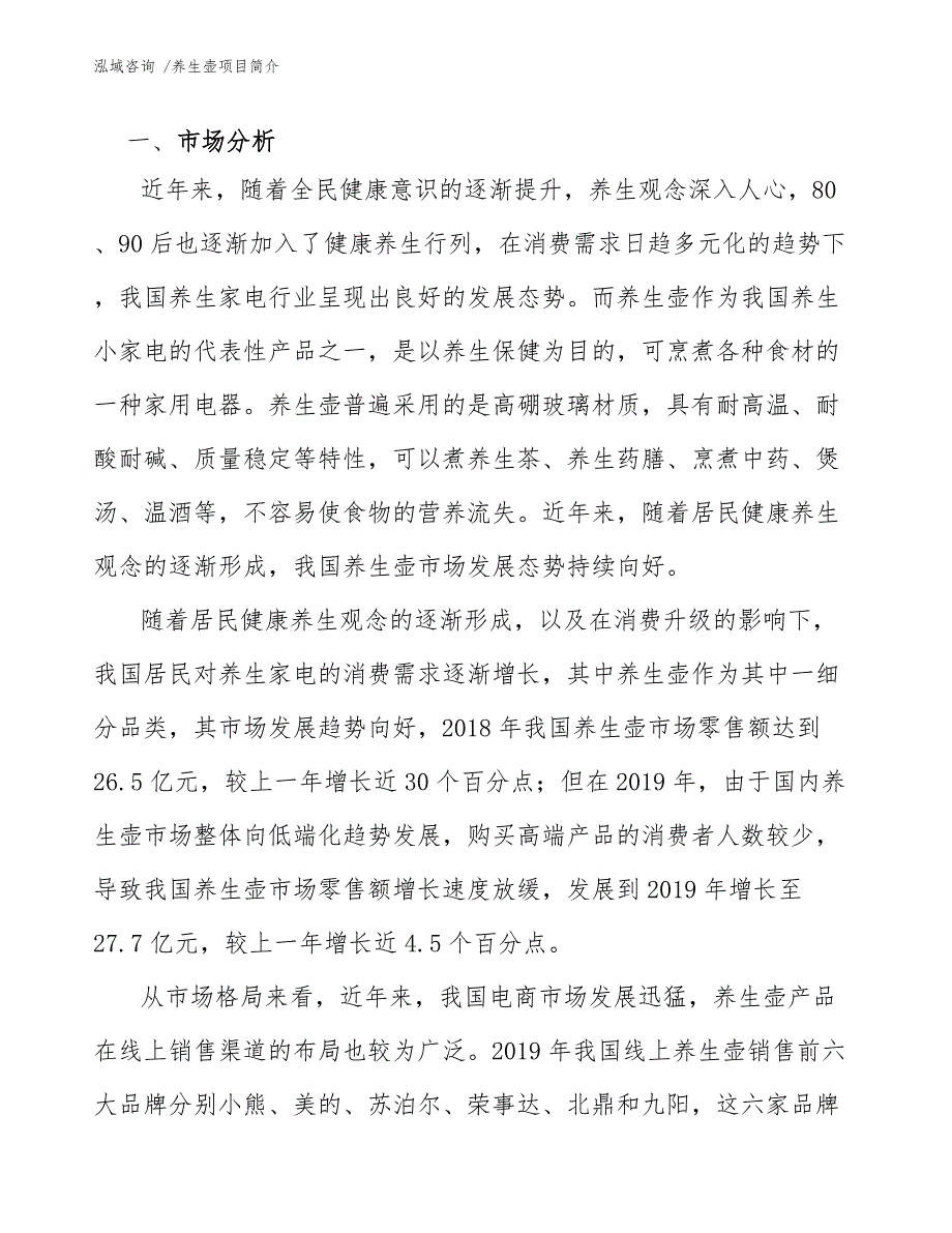 养生壶项目简介（模板）_第4页