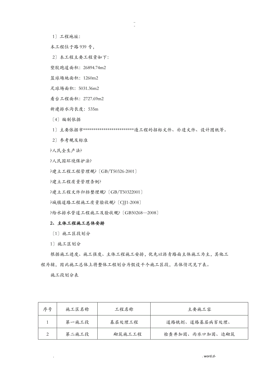 铣刨罩面工程施工组织设计与对策_第2页