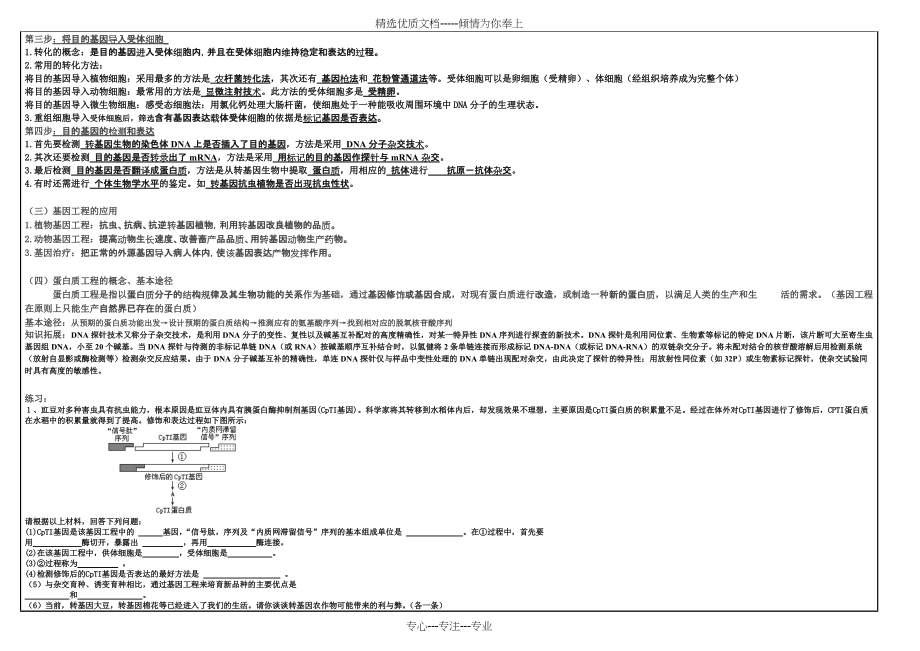 基因工程和蛋白质工程(共4页)_第2页