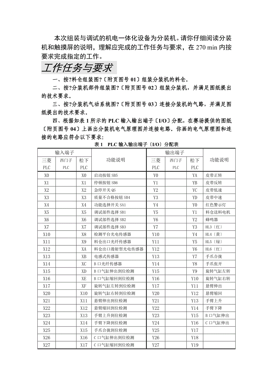 亚龙机电一体化设备组装和调试国赛任务书[]_第3页