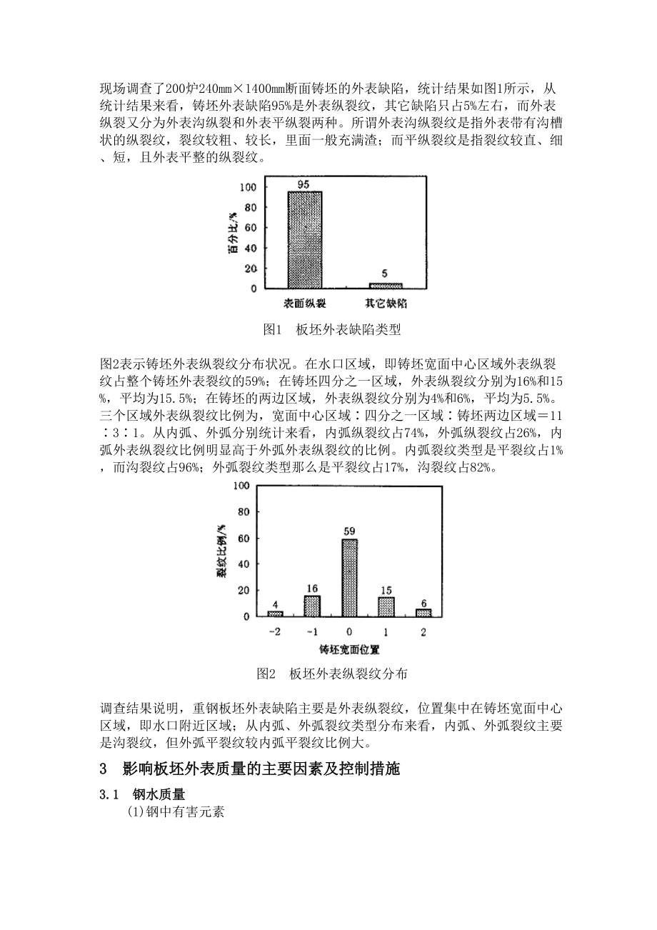 亚包晶钢连铸板坯表面纵裂纹的研究_第4页