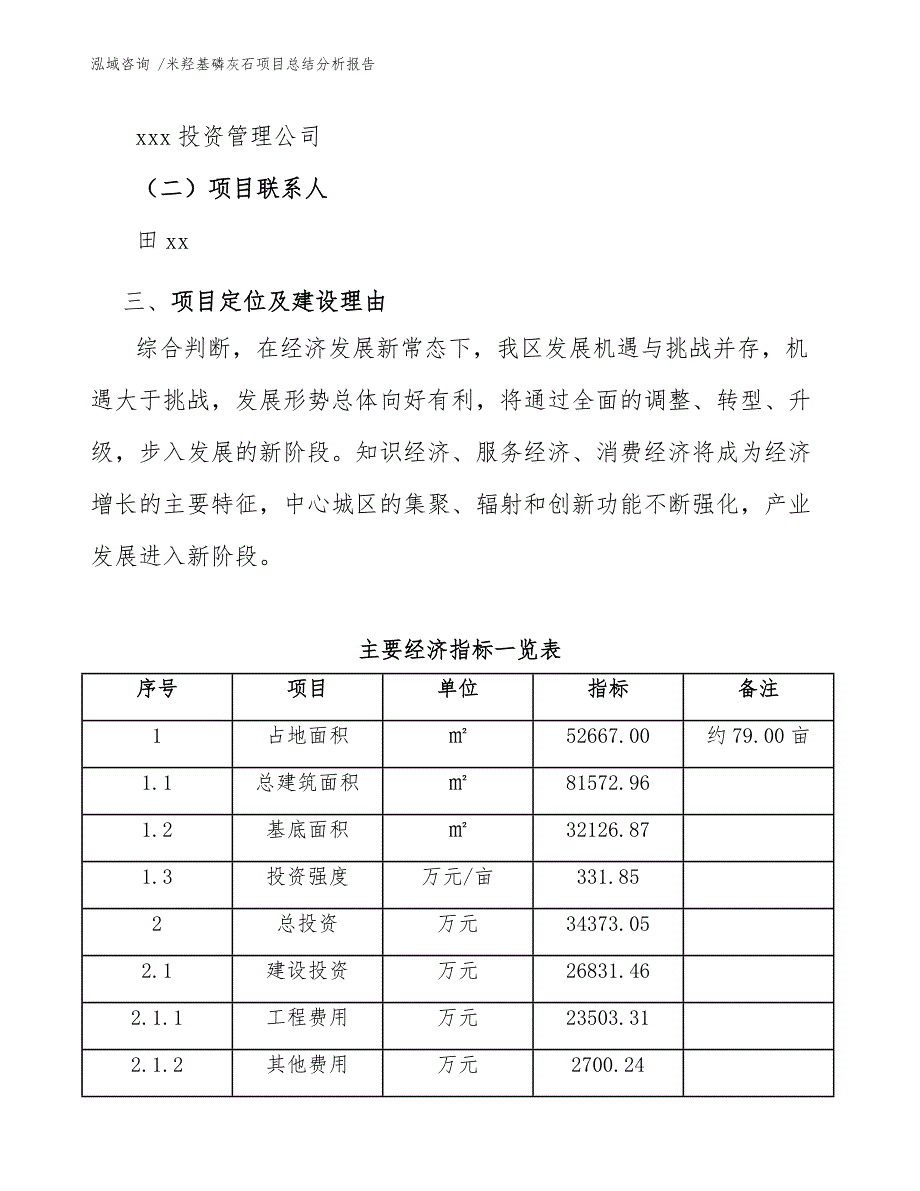 米羟基磷灰石项目总结分析报告（模板范本）_第4页