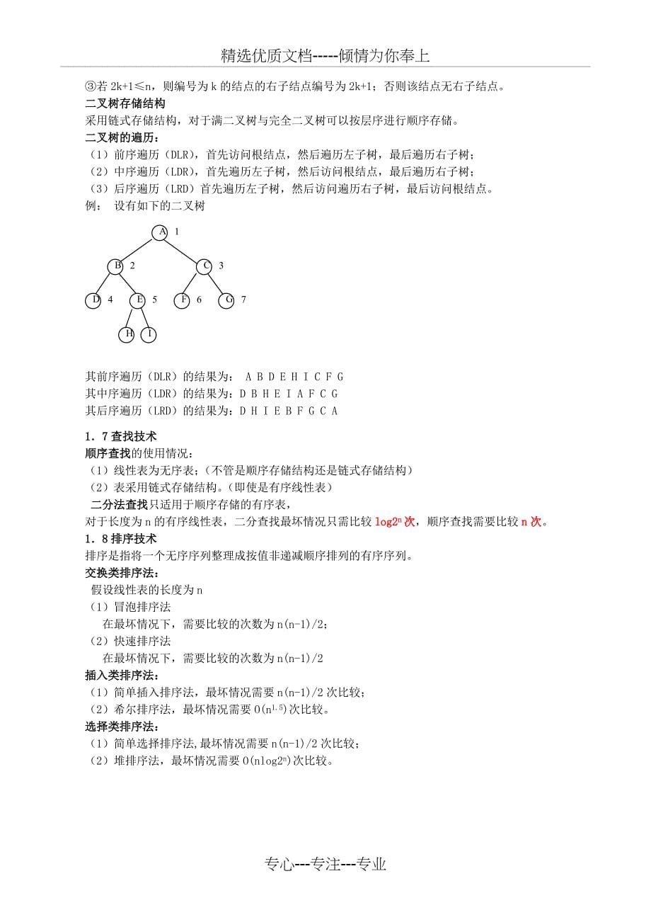 计算机二级公共基础知识要点(共20页)_第5页