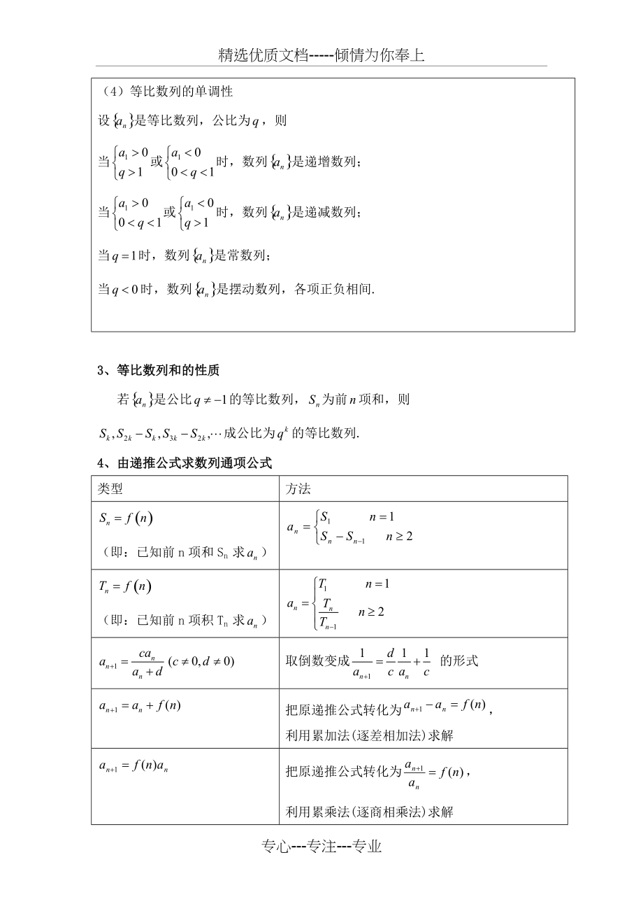 数列公式及结论总结(共4页)_第2页