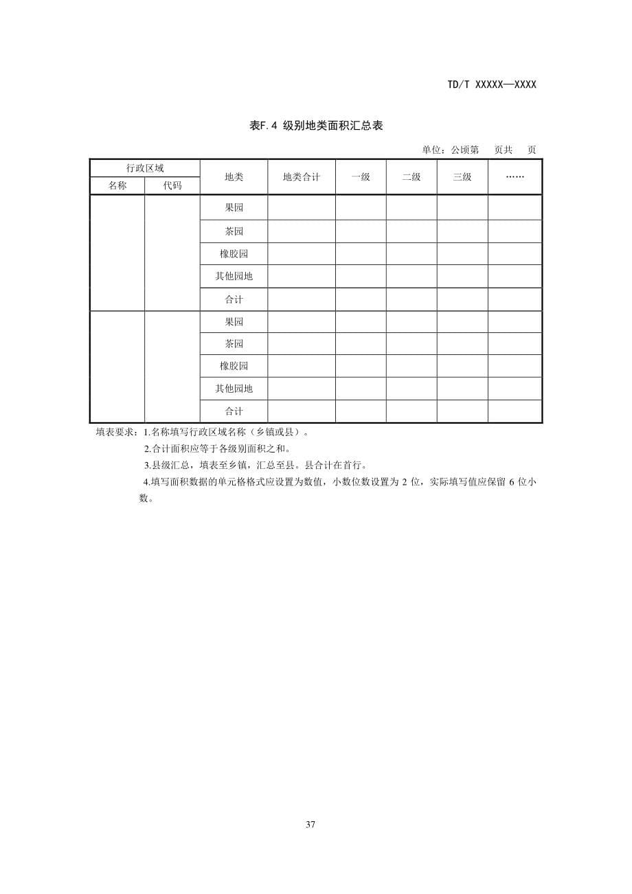 园地分等单元综合分值计算方法、工作附表、指标体系、单元综合分值或定级指数计算方法_第5页