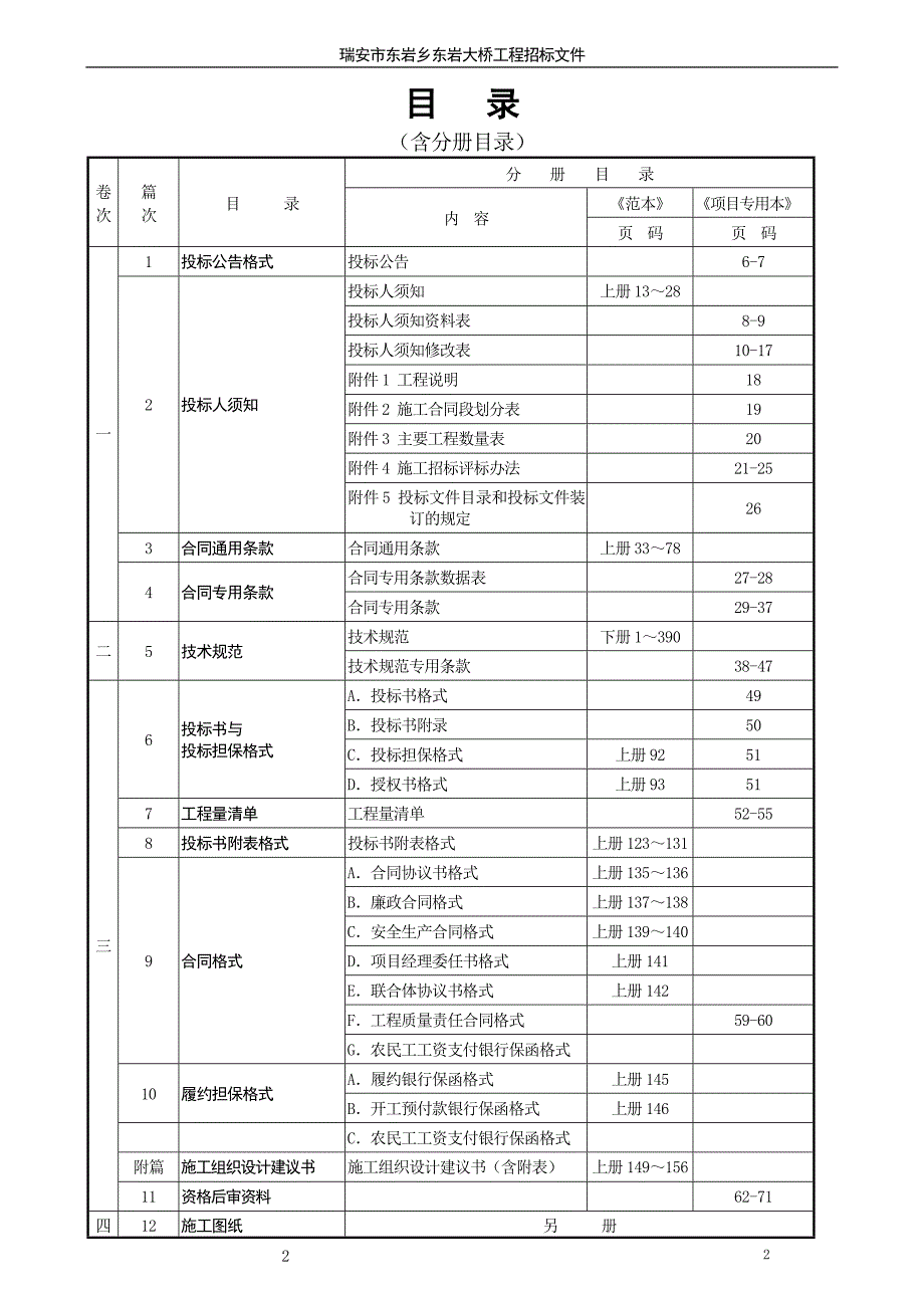 桥梁工程招标文件范本HG_第3页