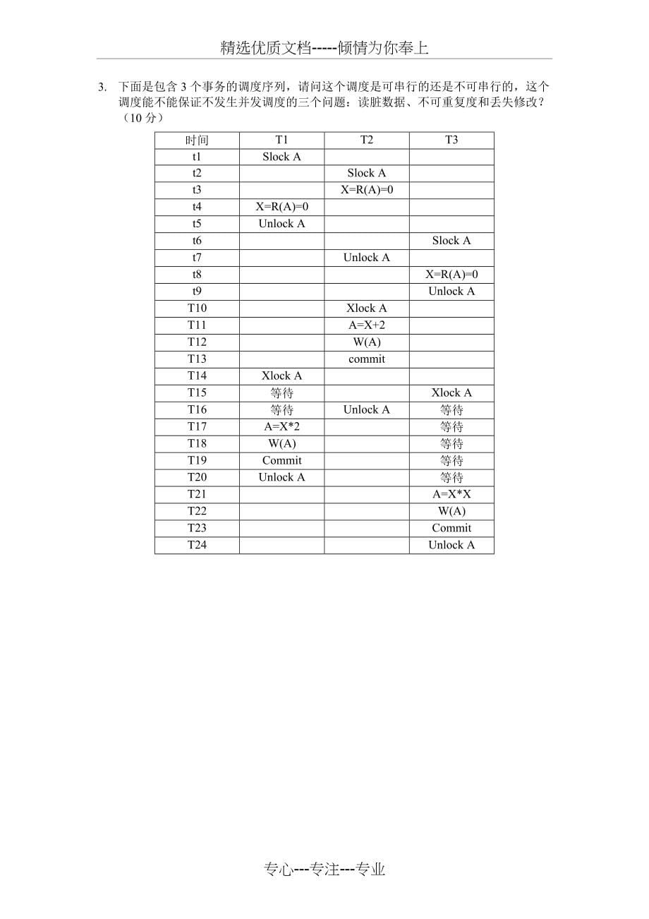 上海海事大学数据库A卷期末(共5页)_第5页