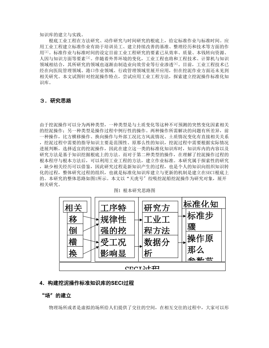 基于SECI的绞吸船挖泥操作标准化研究_第4页