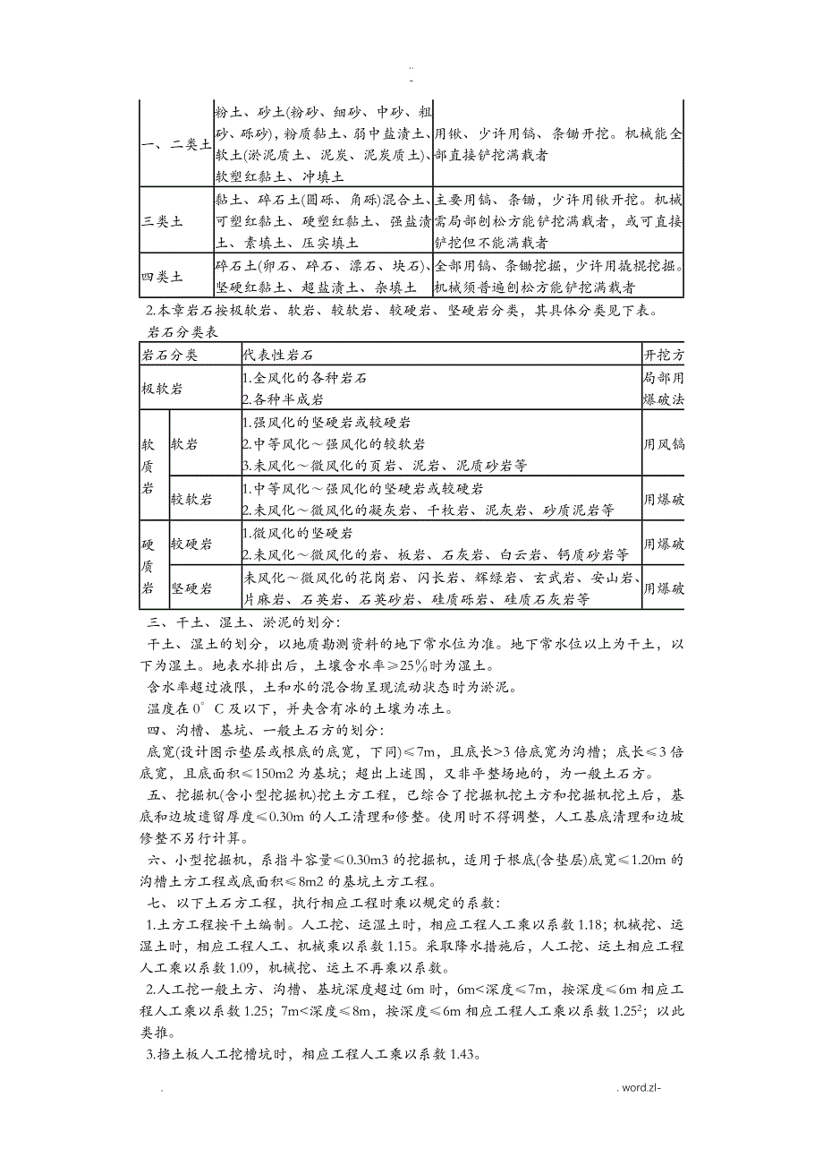 内蒙古房屋建筑及装饰工程预算定额_第3页