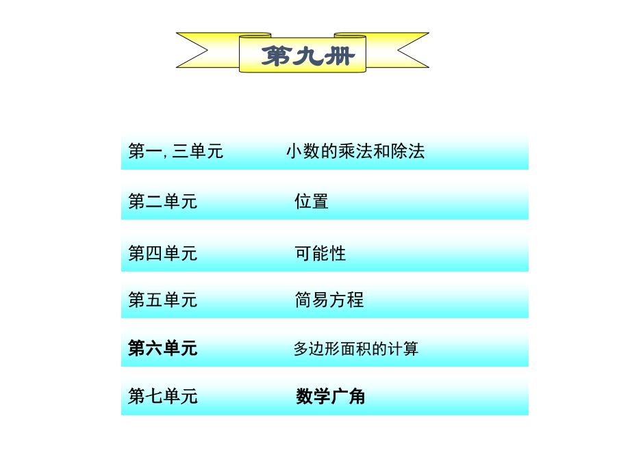 新人教版五年级 数学上册总复习全册优秀课件_第2页