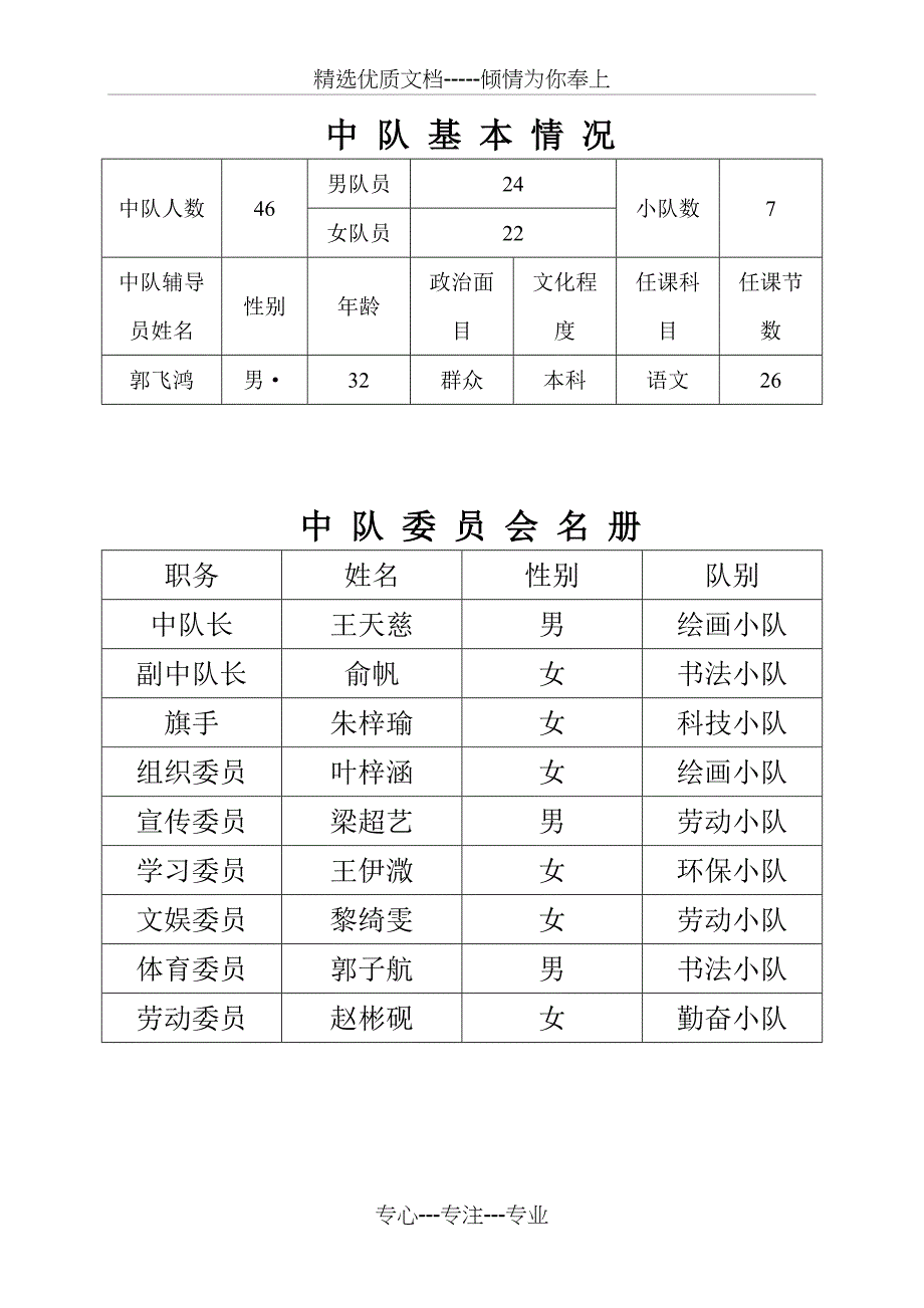 少先队中队工作手册(共21页)_第2页