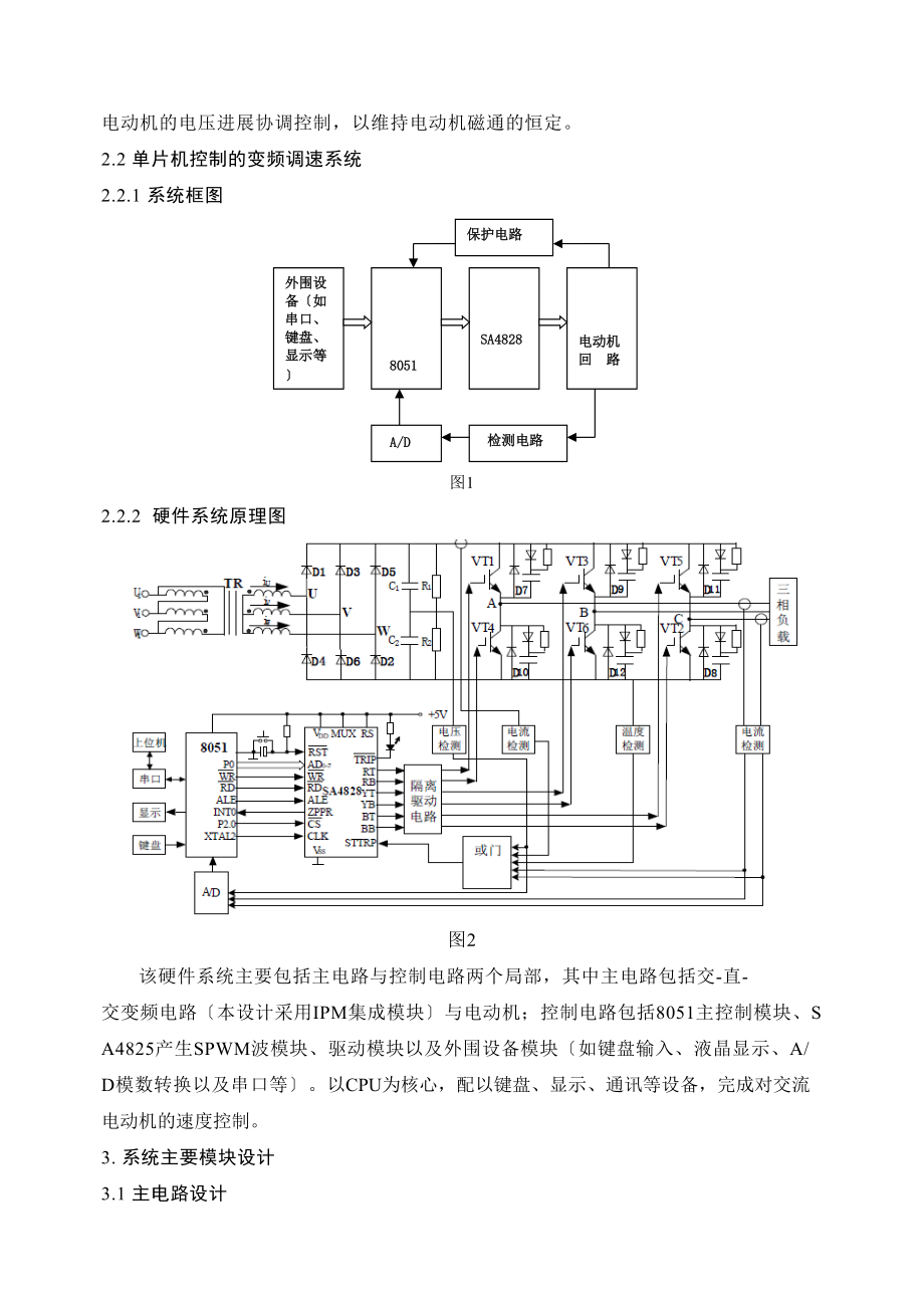 基于SA的智能化全数字式专用变频器的硬件设计_第4页