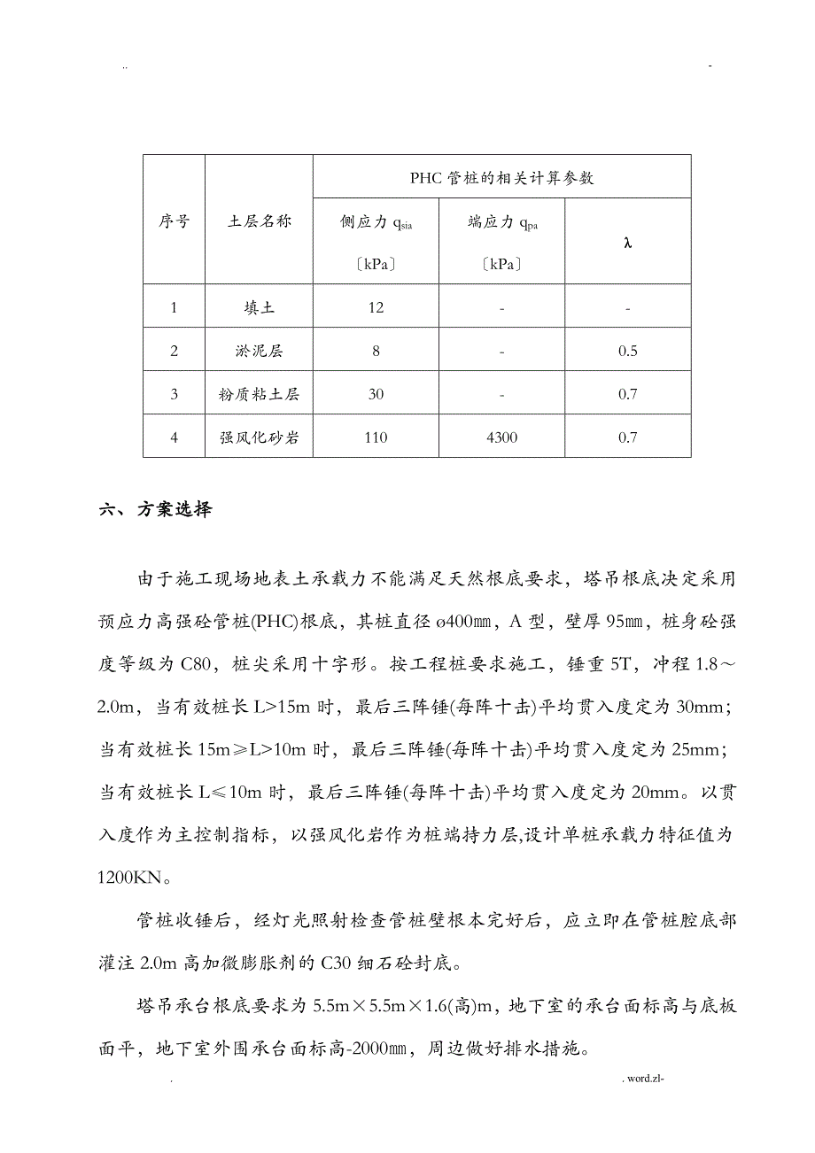 塔吊基础专项施工方案及对策新_第4页