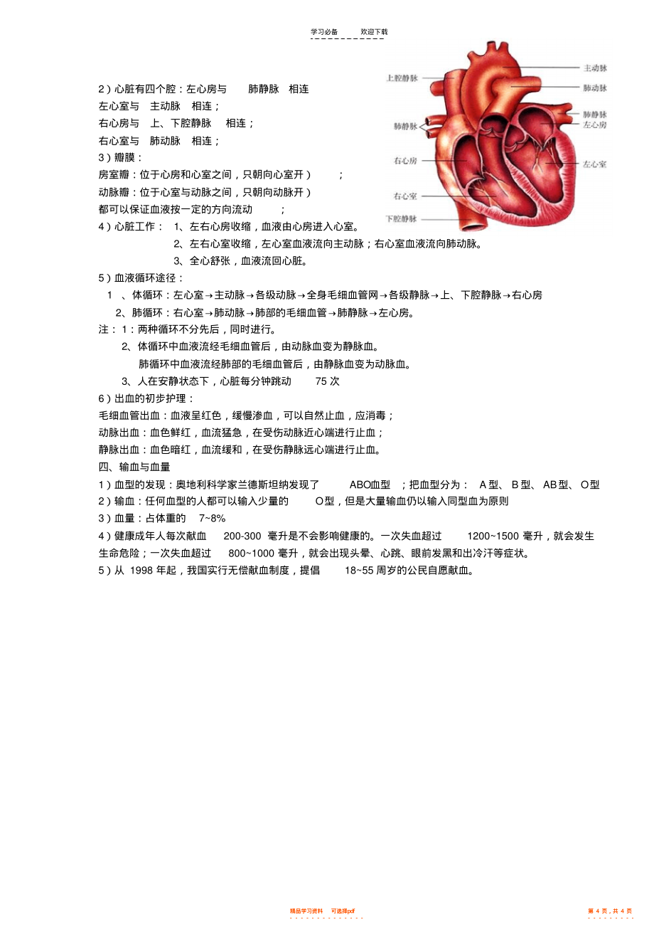 【知识】七年级生物下册段考知识点_第4页