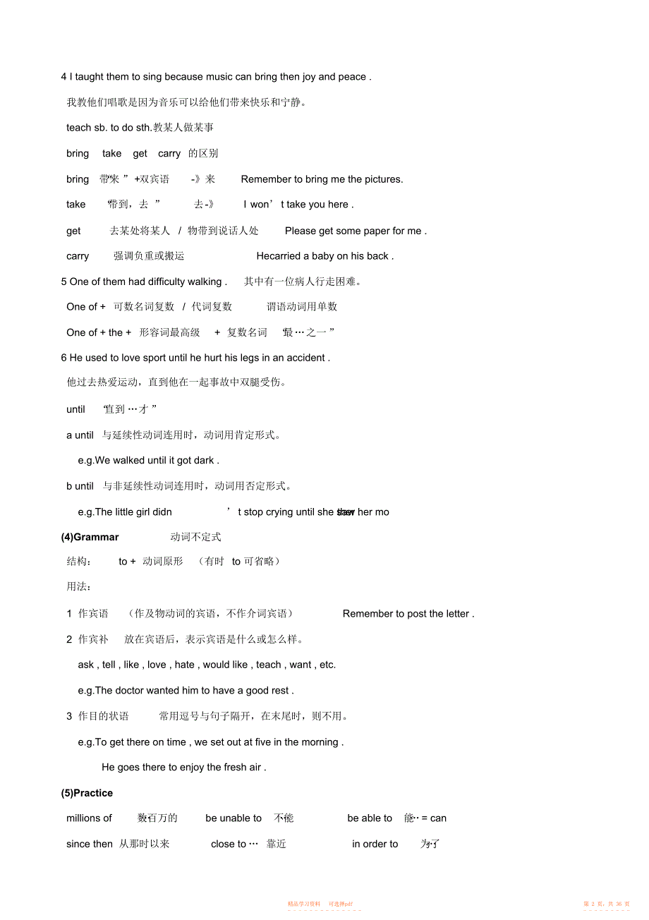 【知识】初中英语八年级下册Unit1知识点语法精讲精练2_第2页