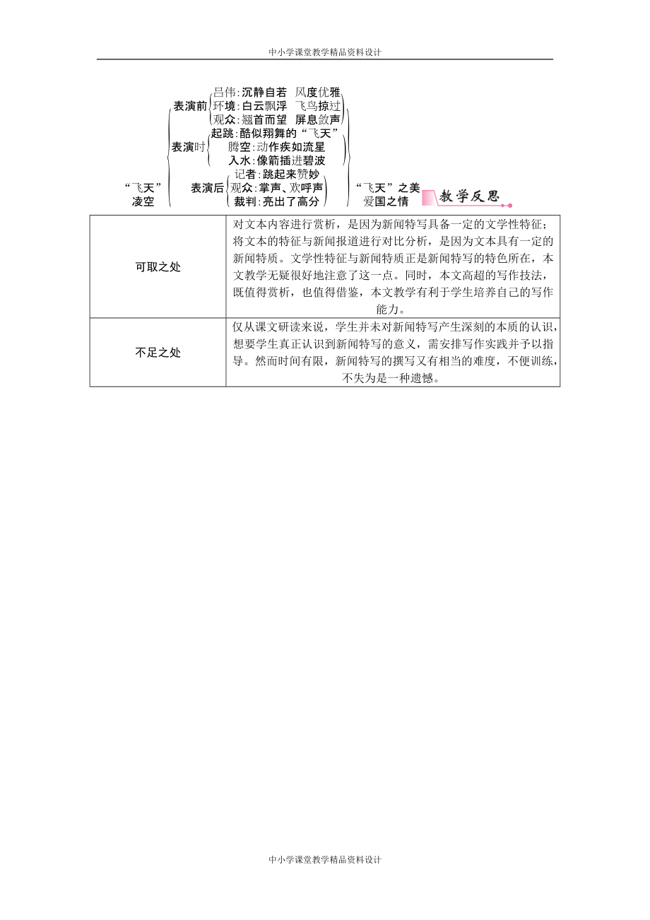 部编版语文八年级 上册教案-3“飞天”凌空——跳水姑娘吕伟夺魁记_第3页