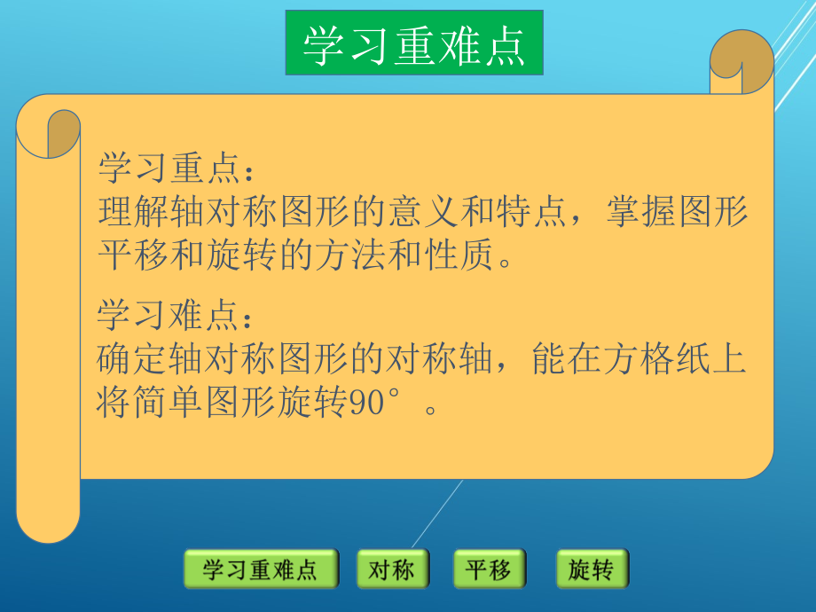 青岛版小学数学：知识要点：对称、平移与旋转_第2页